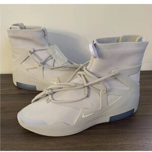 Nike Air Fear of God 1 Light Bone Sail FOG Friends & Family AR4237-003 Size 14